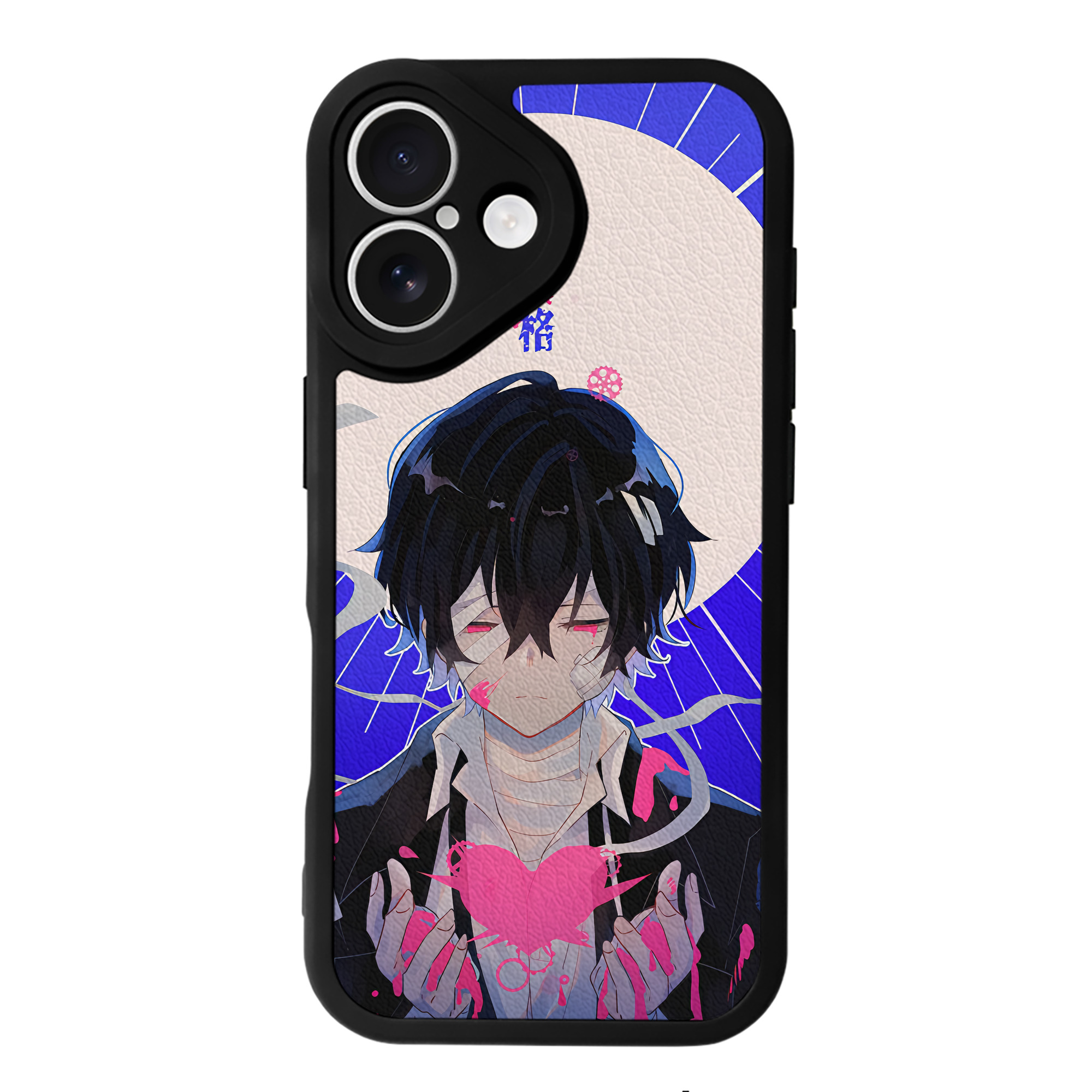 （画像用） 文豪ストレイドッグス Bungo Stray Dogs 【iPhone 16シリーズ対応】シリコンスマホケース（レザー調） 材質：シリコン